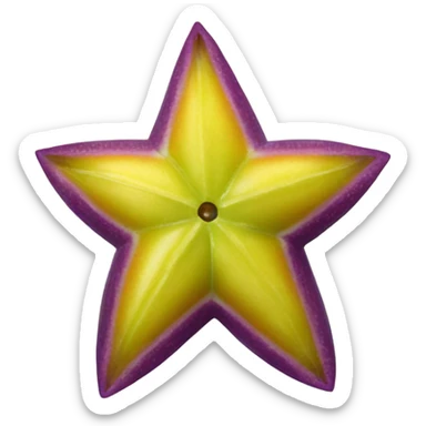 star fruit Carambola sticker