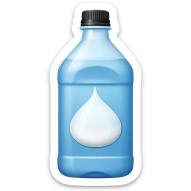 bleach chemical product sticker