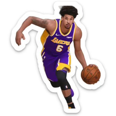 Austin Reaves lakers Oklahoma sticker