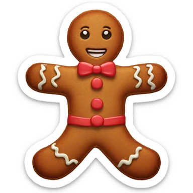 Gingerbread sticker
