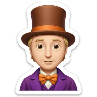 Willy wonka 200 sticker