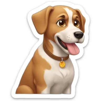 Pasear al perro sticker