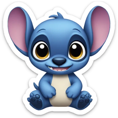Cute Stitch sticker