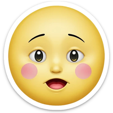 Create emoticons for me with a face in different emotions, these are supposed to be those yellow round faces that are on the keyboard. Follow the picture  sticker