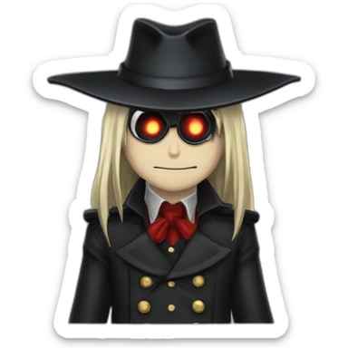 Alucard hellsing ultimate sticker