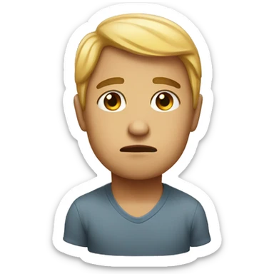 very very very sad sticker