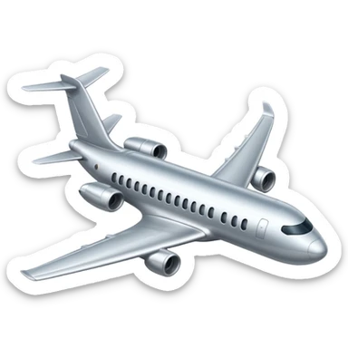 Airplane sticker