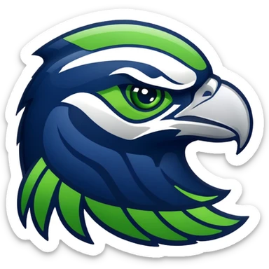 Create me a seahawks emoji sticker