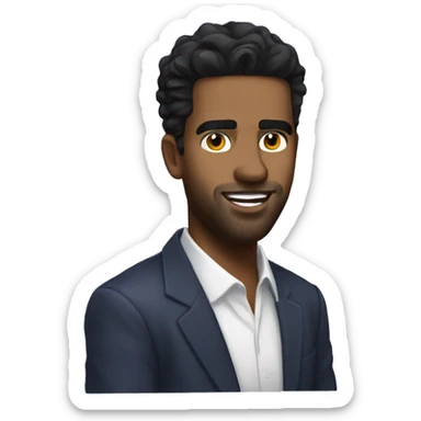 Create an emoji of Jason Thompson sticker