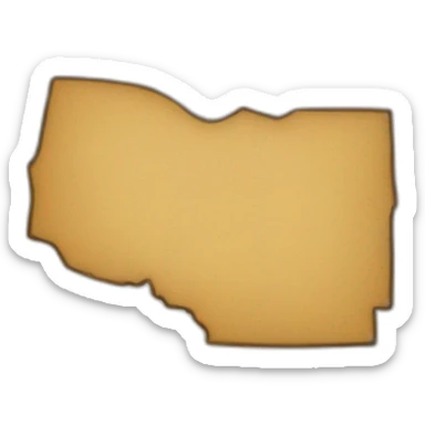 Carte de la libye sticker