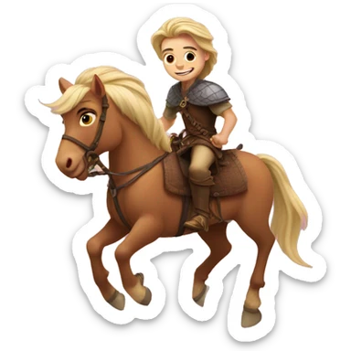 Flyn rider from rapunzel  sticker