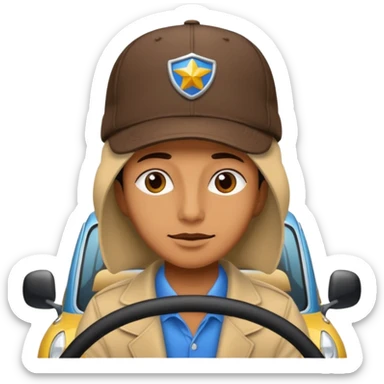 A car ave hat sticker