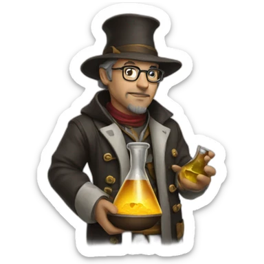 alchemist nerdy sticker