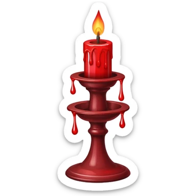 Candlestick with Blood sticker