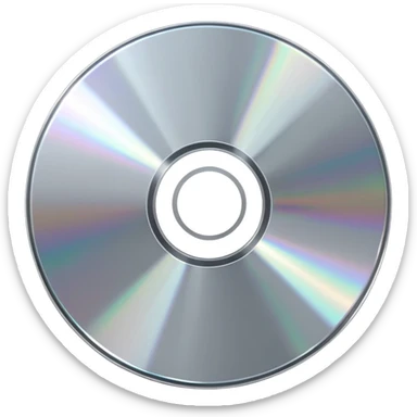 CD disk sticker