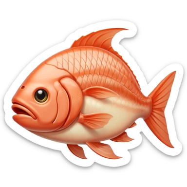 Skinless fish sticker