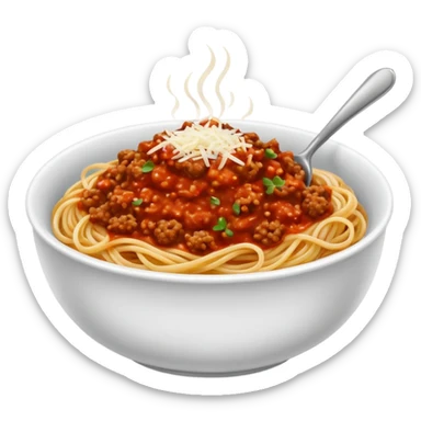spaghetti bolognese sticker