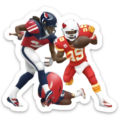 Chiefs vs Texans sticker