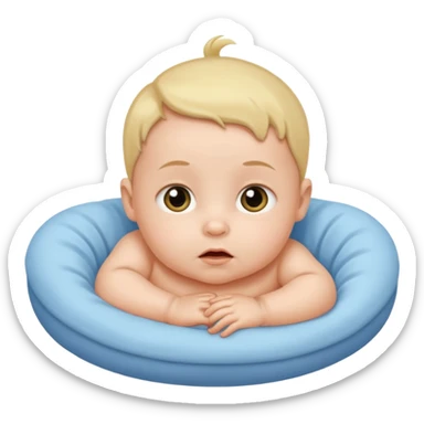 Baby wide awake sticker
