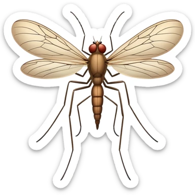 A cute Mosquito sticker
