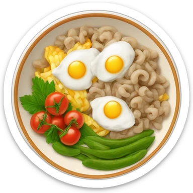 Mamaliga Moldavian dish sticker