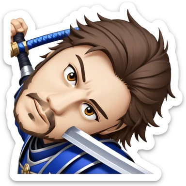 Steadfast Samurai sticker