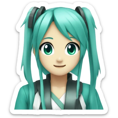 Hatsune miku emoji sticker