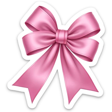 Ribbon pink sticker