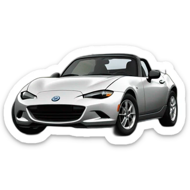 MX5 première génération (na) grise avec phare pop up sticker