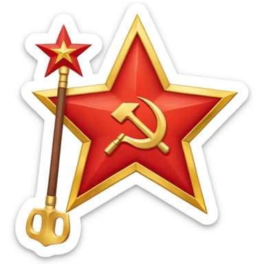 Soviet-Union-flag sticker