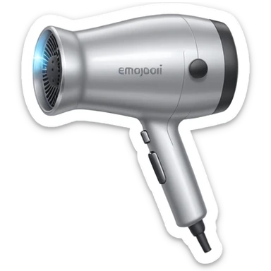hair dryer sticker
