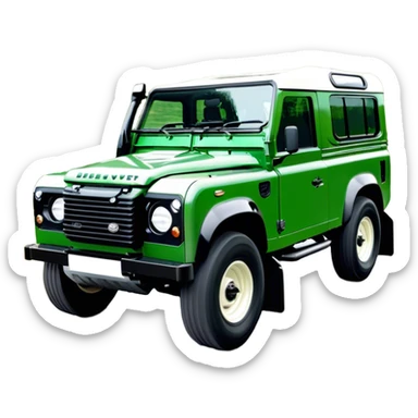Land Rover Defender - Land Rover (Model Year: 2022) (Iconic colour: Green) sticker