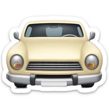 A car bullbar sticker