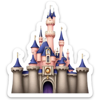 Disneyland paris castle sticker