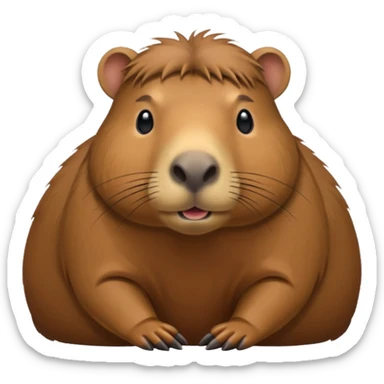 Capybara sticker