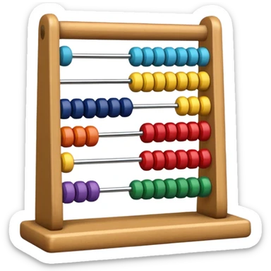 abacus design very different styles. sticker