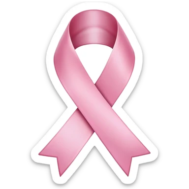 Breast cancer symbol sticker