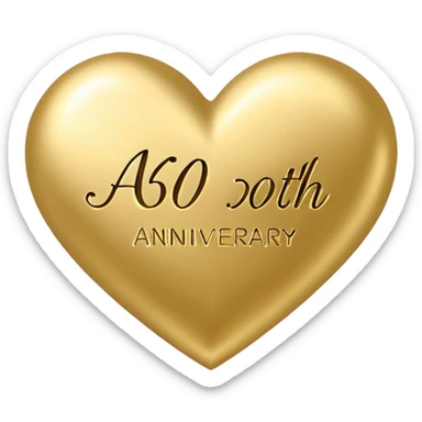 60th wedding anniversary card sticker