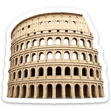 colosseum rome  sticker