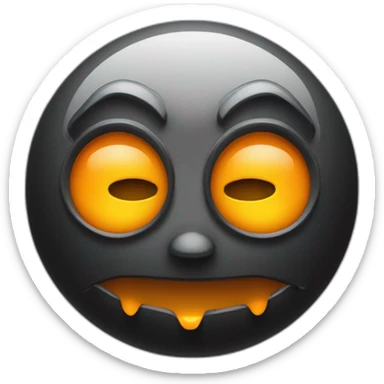 Masque de citrouille avec les yeux noir et un couteaux sticker