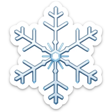 floco de neve sticker