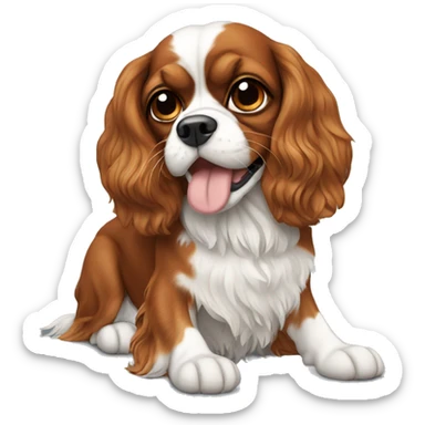 king charles cavalier  sticker