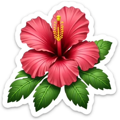 Hibiscus  sticker