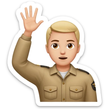 Not guilty hands up sticker