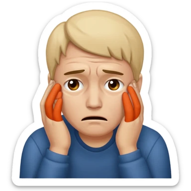 Etourmi qui fait un facepalme sticker