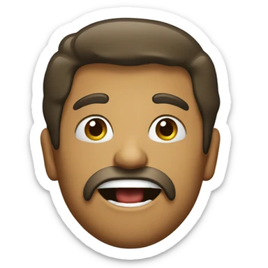 Loud mouth Italian guy  sticker