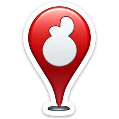 map location pin marker sticker