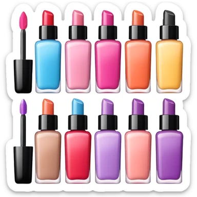 makeup cosmetics sticker