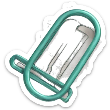 paper clips sticker