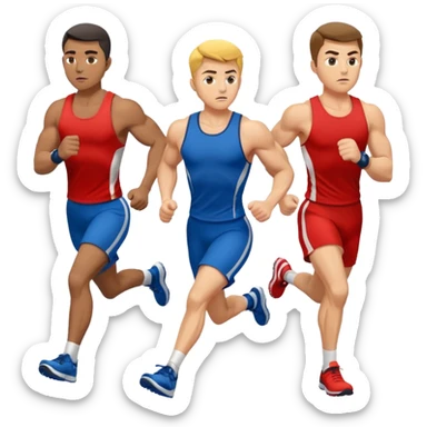 running relay  sticker